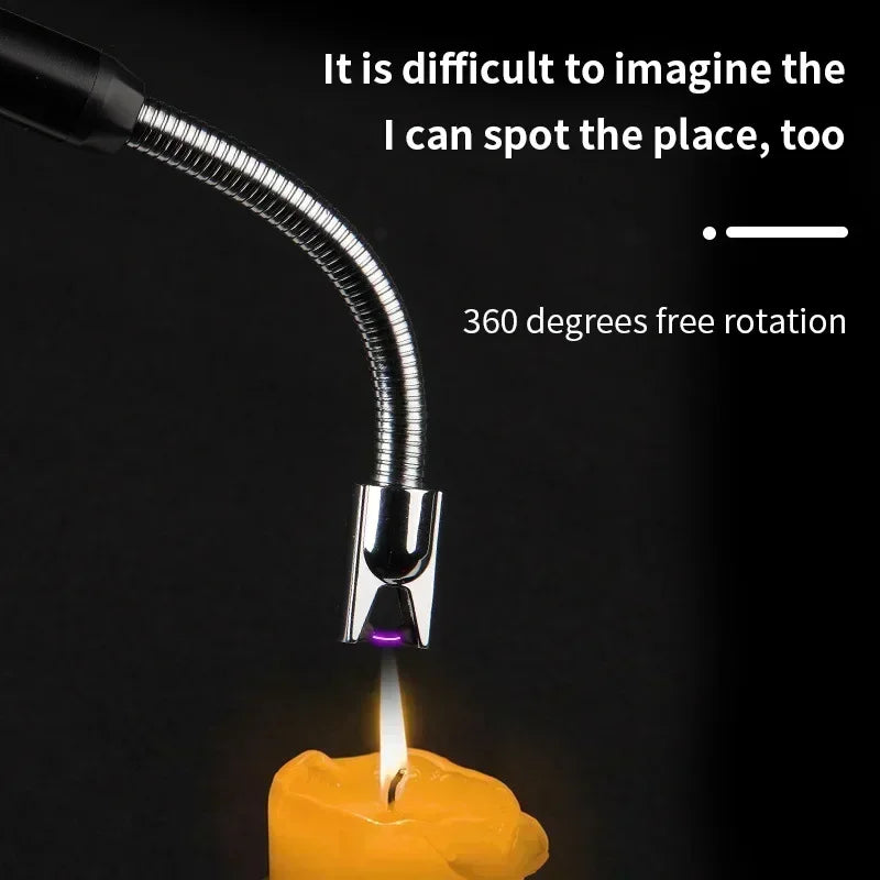 EazeMart® Electric Rechargeable Portable Kitchen Lighter – Flameless, Windproof