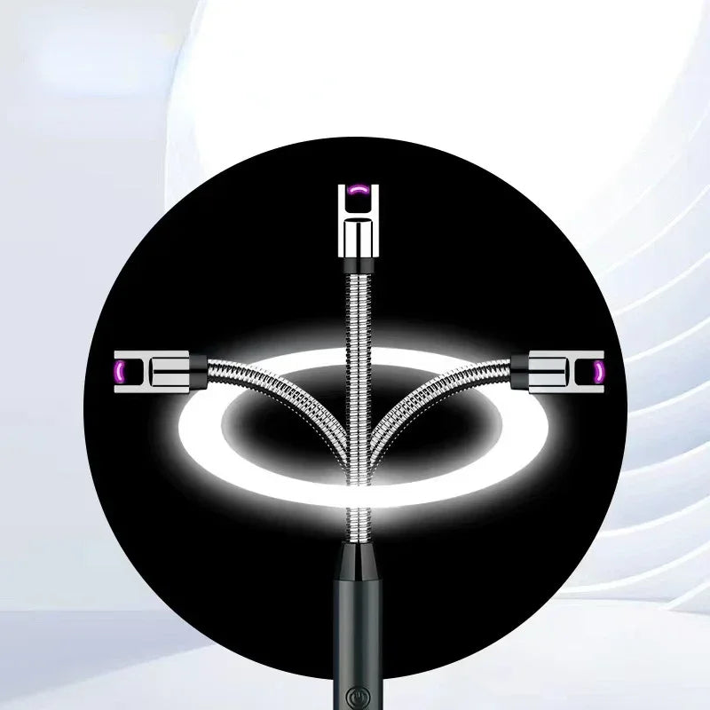 EazeMart® Electric Rechargeable Portable Kitchen Lighter – Flameless, Windproof